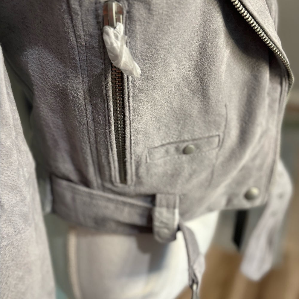 BLANK NYC Moto suede Jacket size XS NWT - Picture 9 of 16